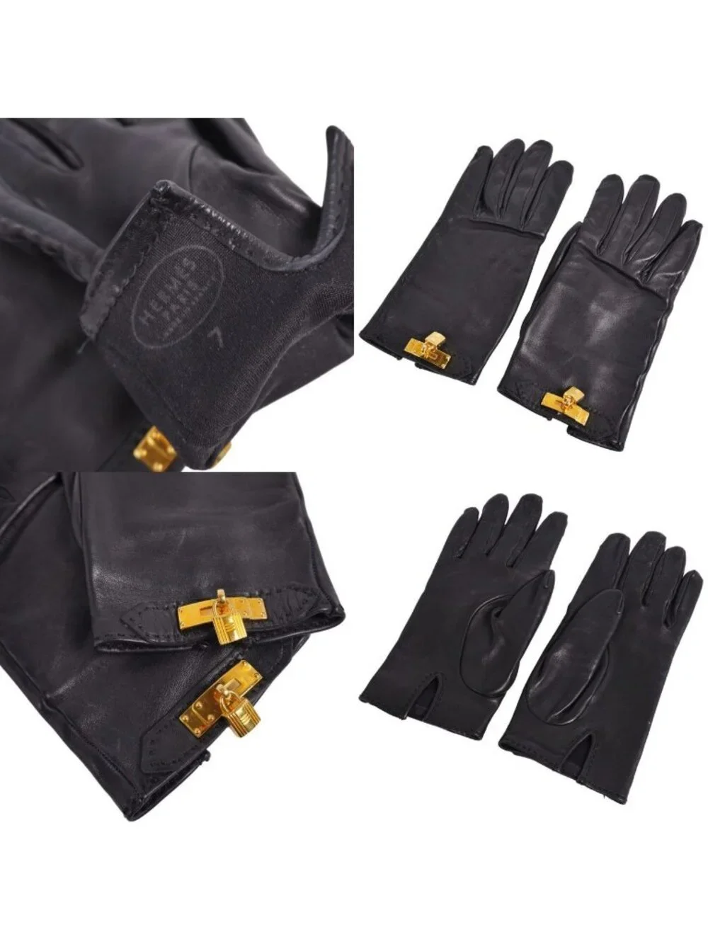 Hermes Gloves Kelly Cadena Padlock Ramle